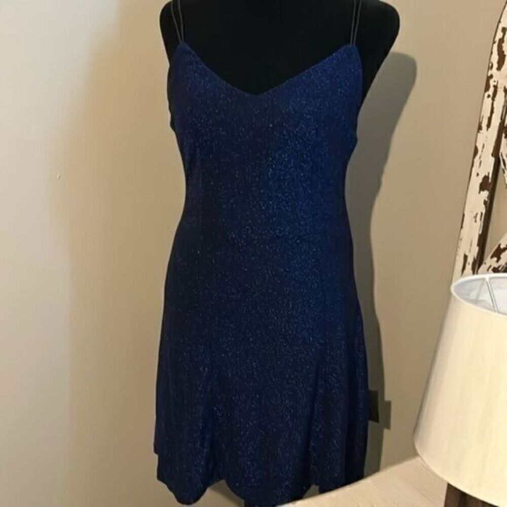 NWT Lulus dress  Medium blue  C